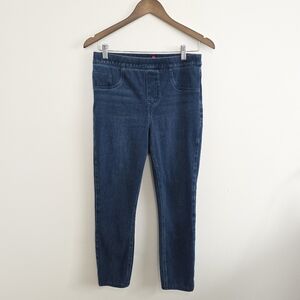SPANX Jeanish Dark Blue Ankle Jeans Size Medium